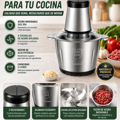 UltraMix: Tritura Carne y Verduras en 10 segundos con solo pulsar un botón - Envío gratuito