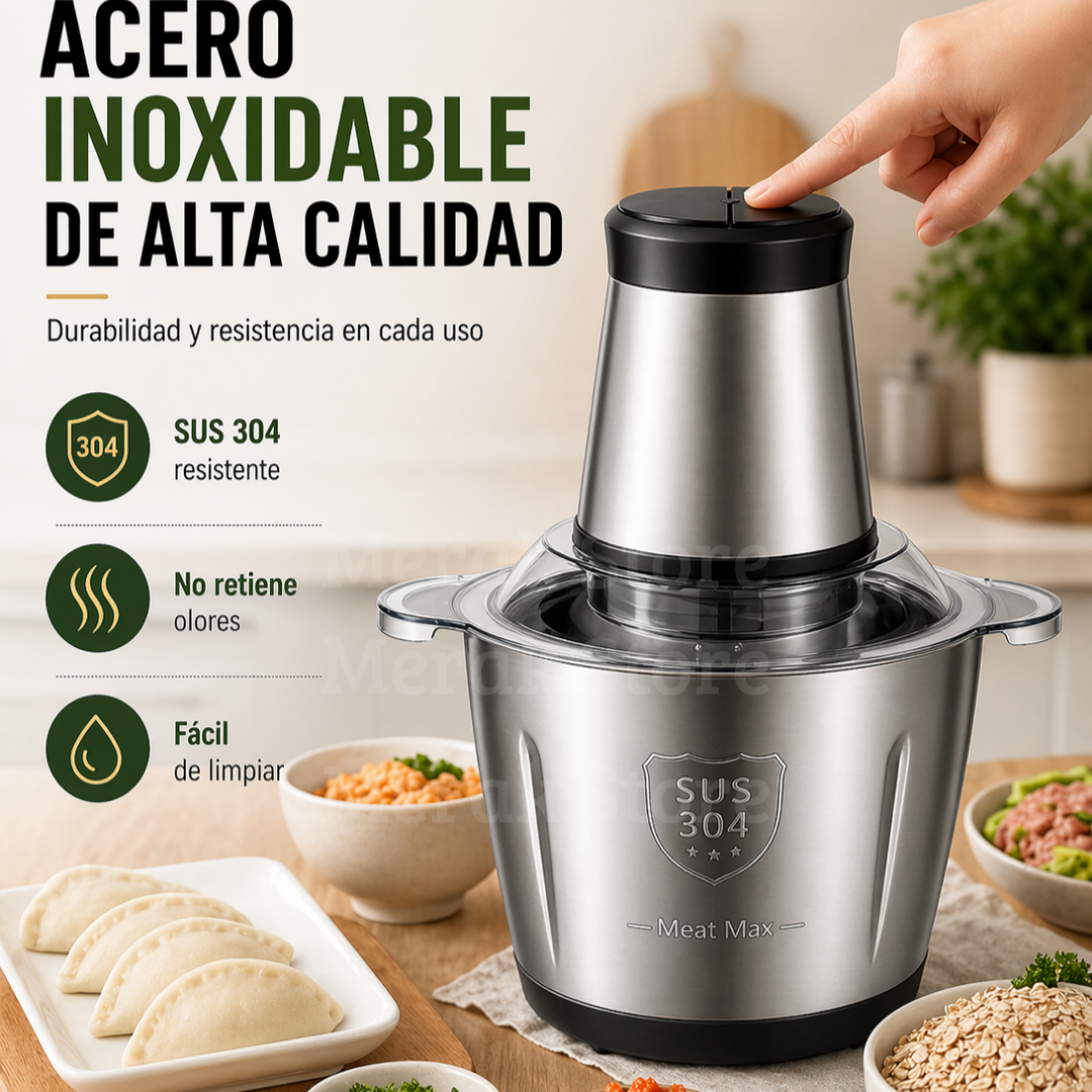 UltraMix: Tritura Carne y Verduras en 10 segundos con solo pulsar un botón - Envío gratuito
