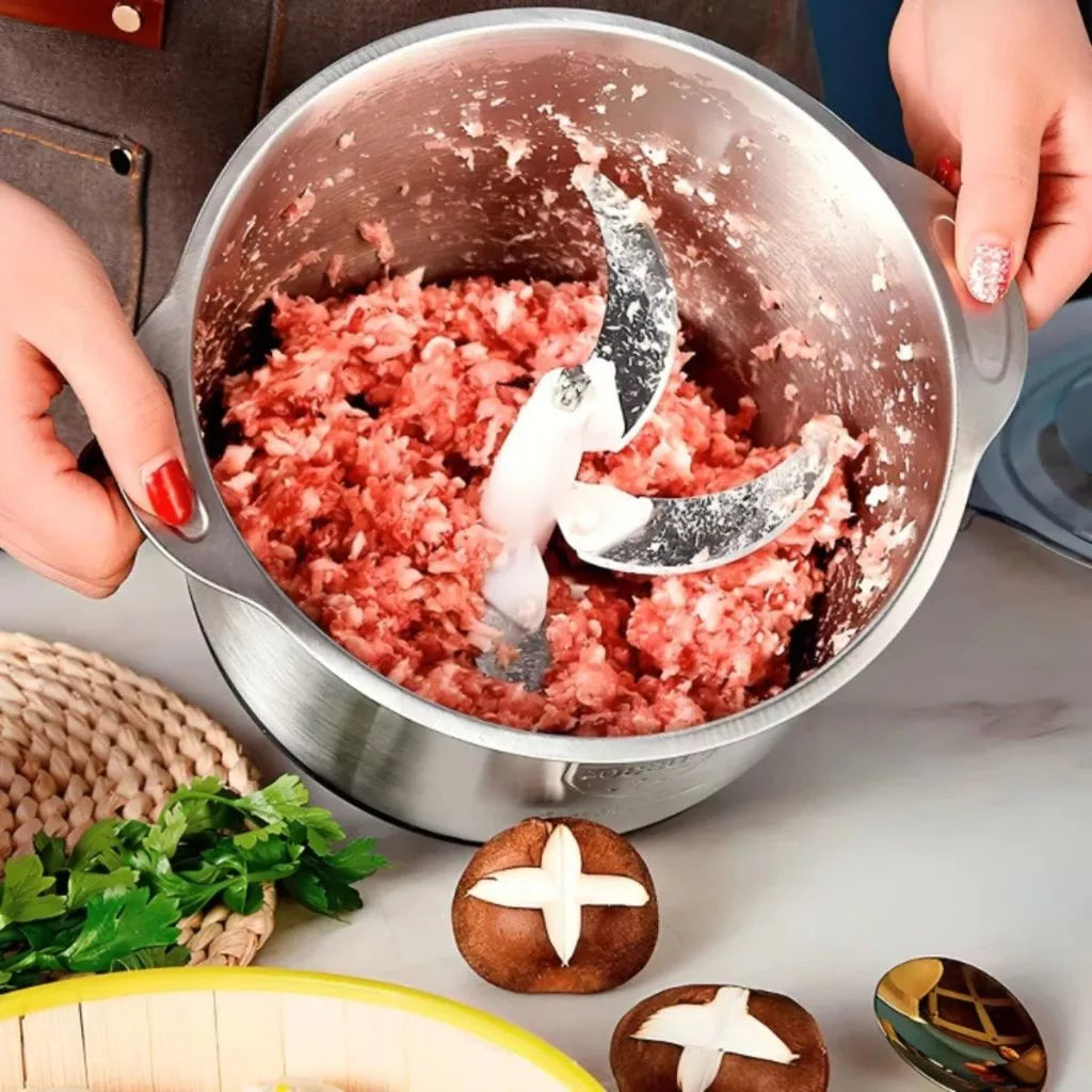 UltraMix: Tritura Carne y Verduras en 10 segundos con solo pulsar un botón - Envío gratuito
